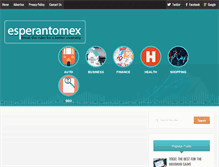 Tablet Screenshot of esperantomex.org